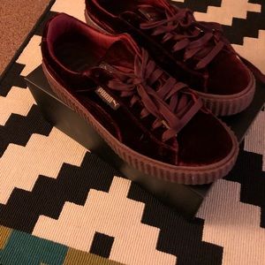 Puma X Fenty Burgundy Creepers